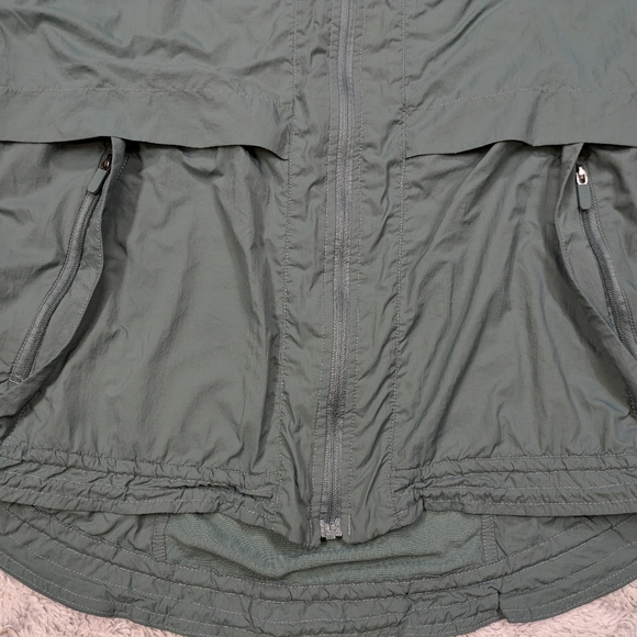 Lululemon Jacket Women's 8 Green Juniper Hood Lite Full Zip Glyde Weather - Picture 7 of 10